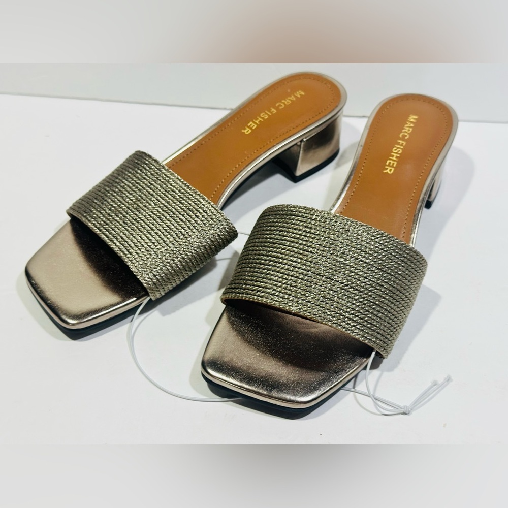 Marc Fisher Women's Block Heel Sandals -Size 61/2